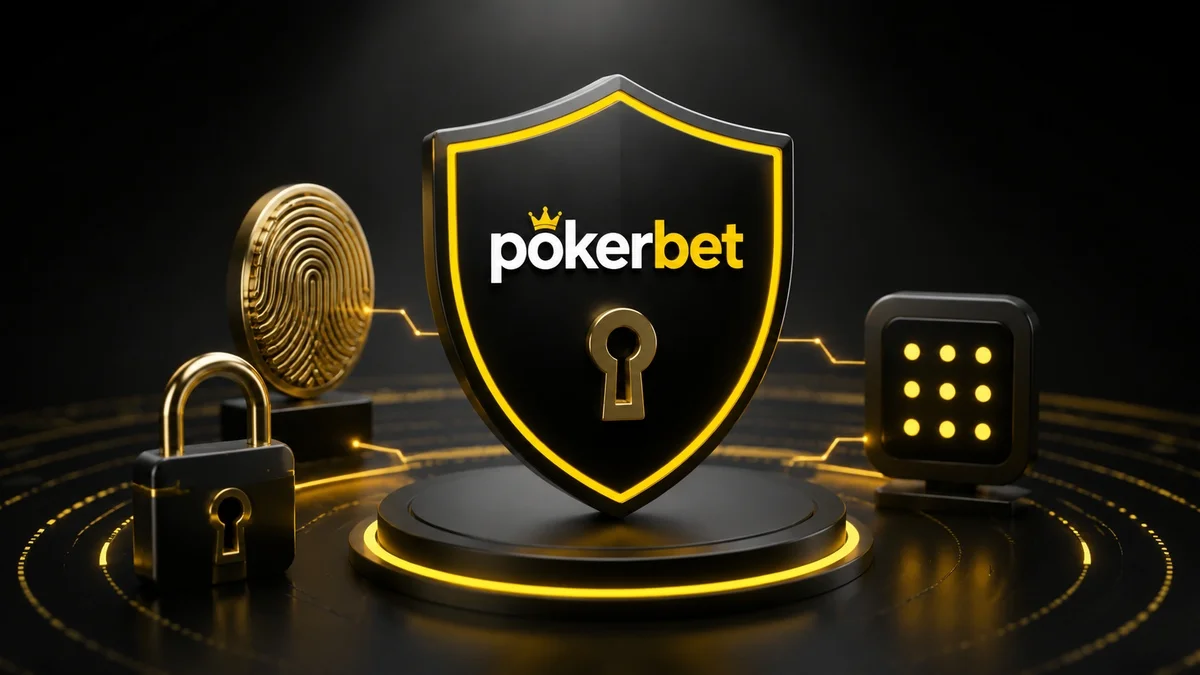 Безпека акаунту PokerBet — щит, 2FA, шифрування