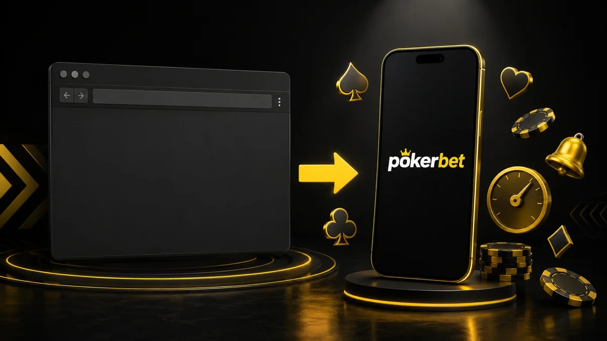 Мобільний додаток PokerBet проти браузерної версії